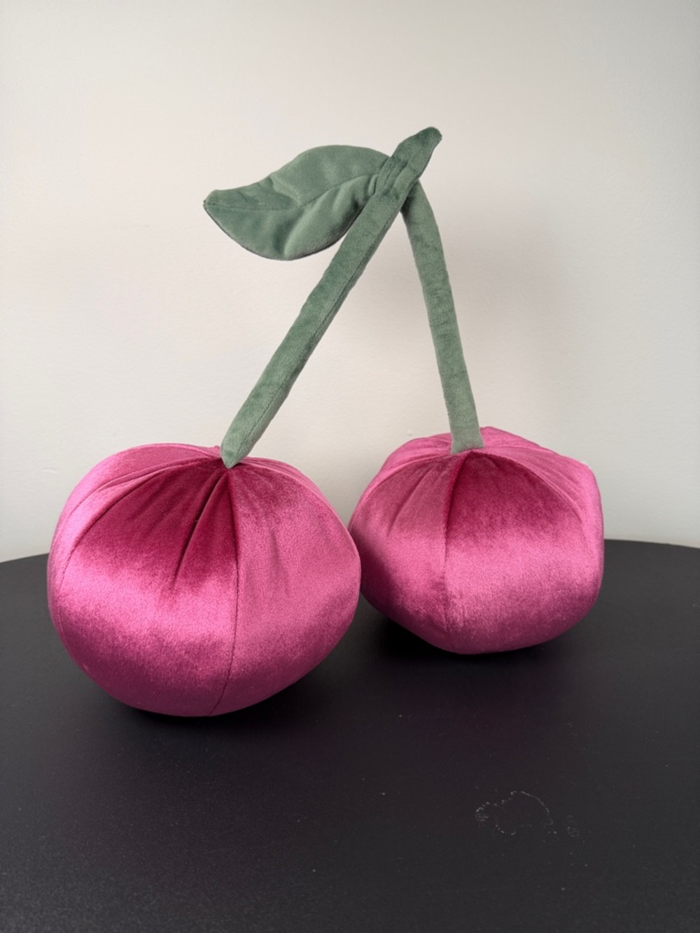Room Essentials Plush Velvet Cherry Decorative Pillow(s)